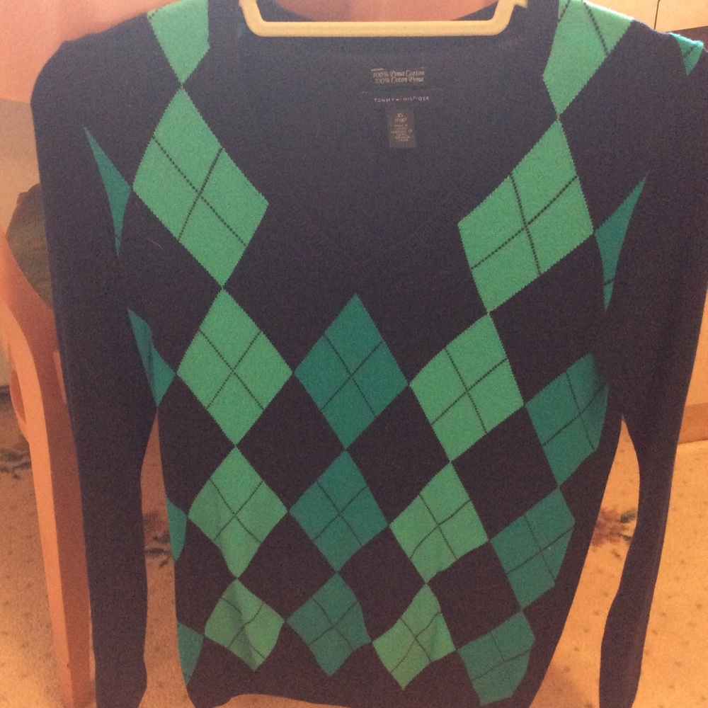 Tommy Hilfiger argyle sweater
